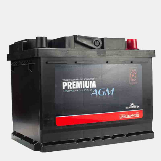 BATERIA PREMIUM AGM START STOP 60 AMP POSITIVO DERECHO