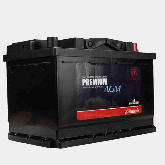 BATERIA PREMIUM BY LUCAS BLANDFORD AGM START STOP 70 AMP POSITIVO DERECHO